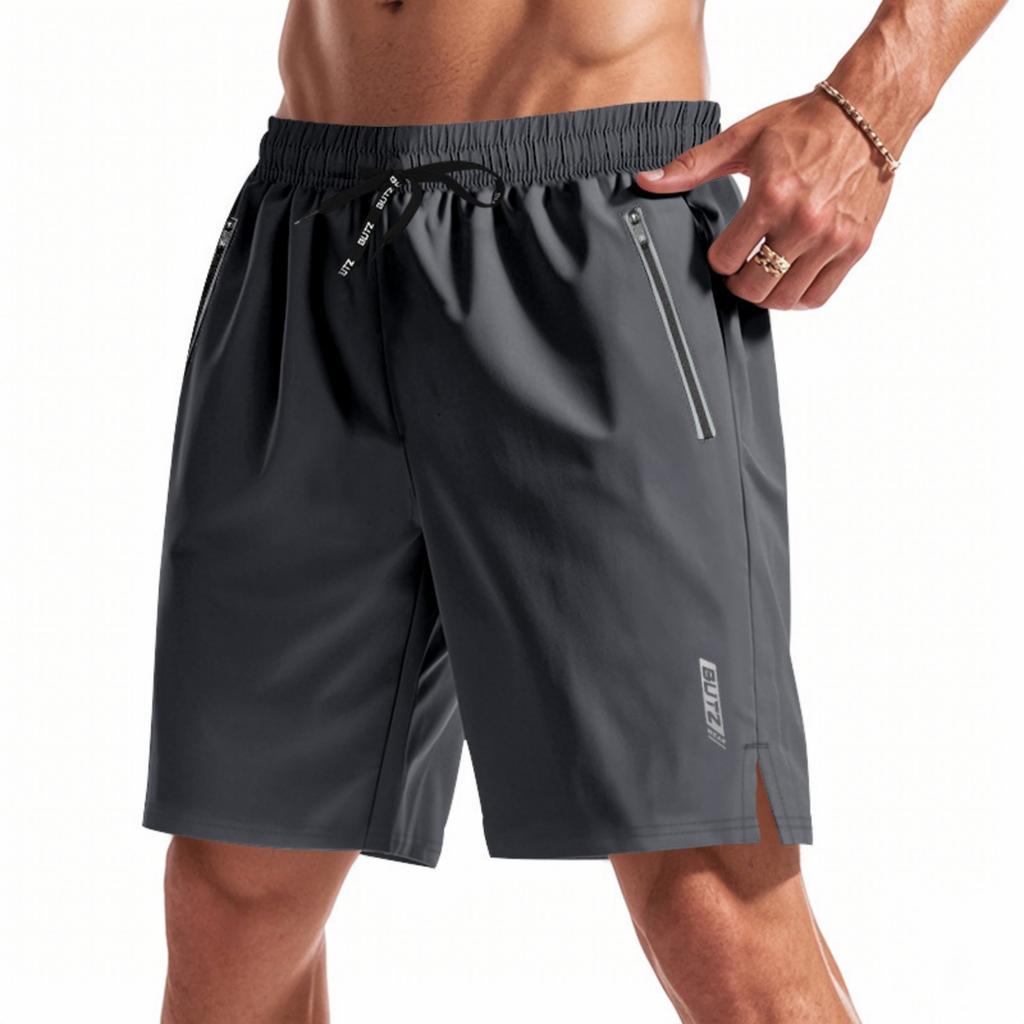 Men's Slightly Elastic Loose Night Running Glow-in-the-dark Functional Quick-dry Beach Sports Casual Shorts