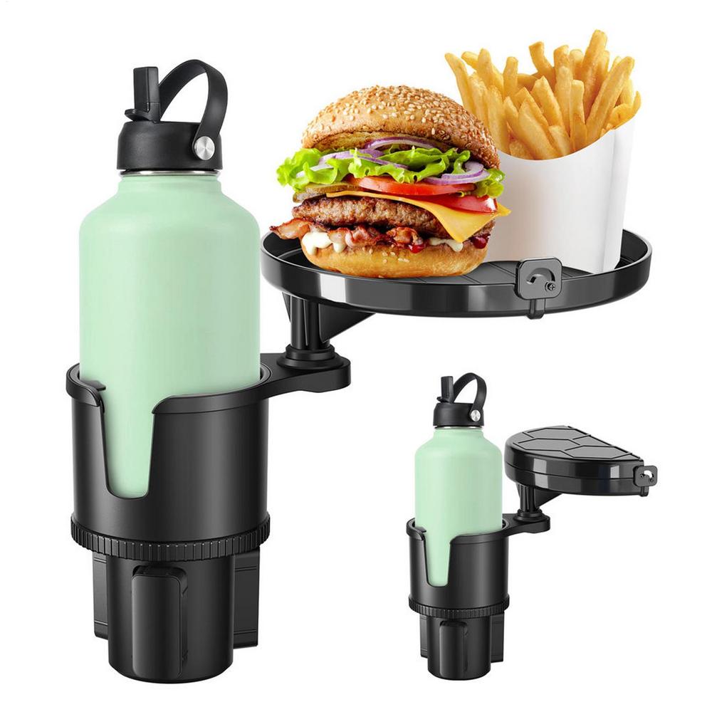 Car Mounted Cup Holder 360 Degree Rotate Car Cup Holder Expander Adapter Base Tray Beverage Bracket Coffee Car Cup Holder