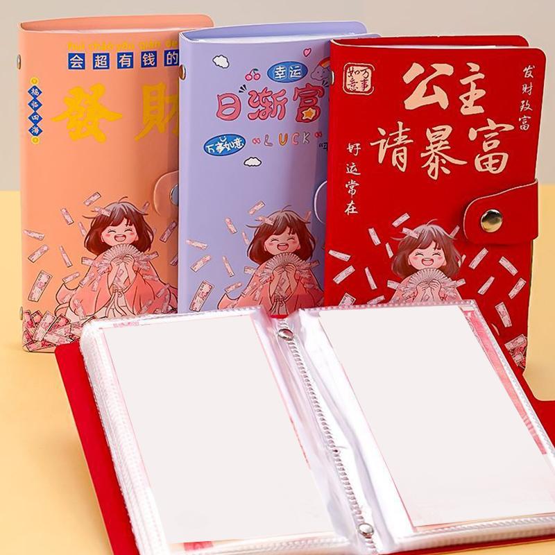 100 Envelopes Money Saving Challenge Get Rich Save Money Large Capacity Reusable Money Collection Book With Password Lock