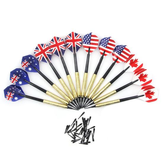 12 шт. Профессиональные мягкие дротики Изысканный узор Улучшают координацию Многоразовый набор электронных дротиков Для отдыха