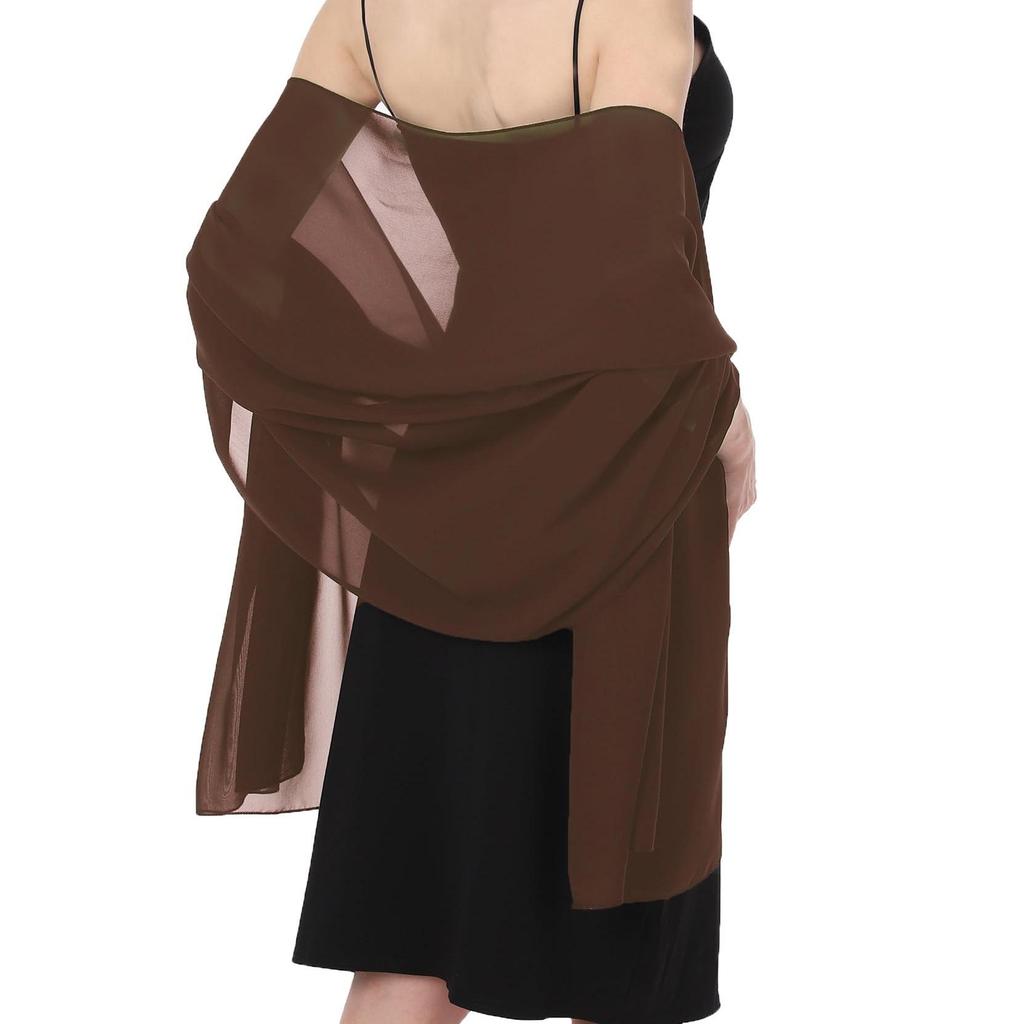 Women's Chiffon Evening Shawl and Wrap for Weddings and Bridesmaids