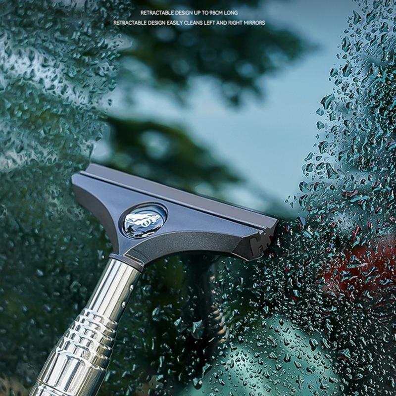 Auto Seitenspiegel Abzieher Auto Spiegel Abzieher Tragbarer Auto Abzieher Auto Rückspiegel Wischer Teleskopierbarer 98cm Langer Griff