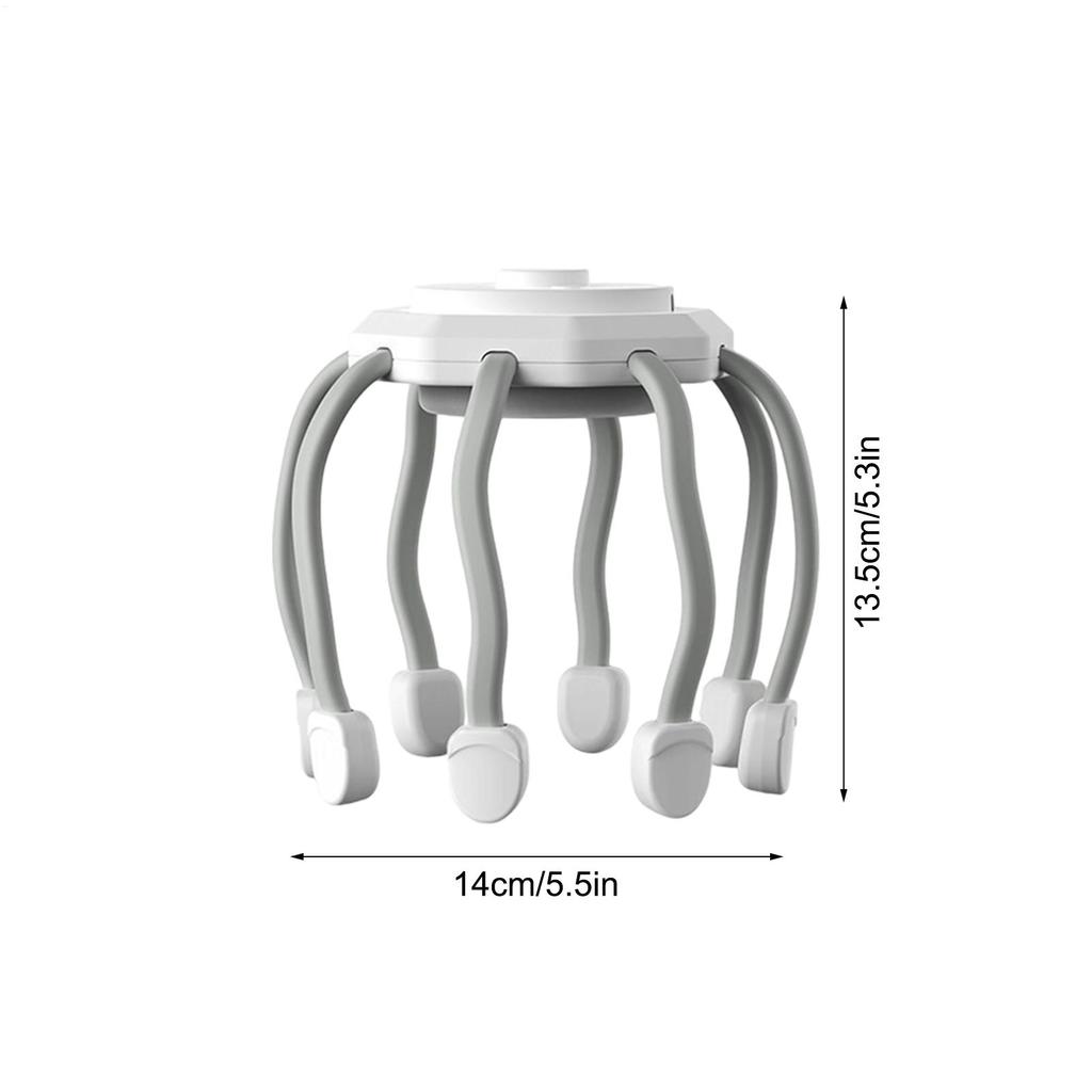 Electric Head Massager 3-Mode Relaxation Cordless Head Massaging Machine for Men Mother Girlfriend Elderly Living Room Bedroom