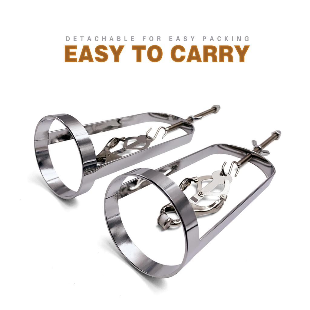A Pair Of Metal Nipple Clamps For Women Increases Breast Pleasure Couple Flirting Tool BDSM Nipple Stimulator Adult Sex Toys