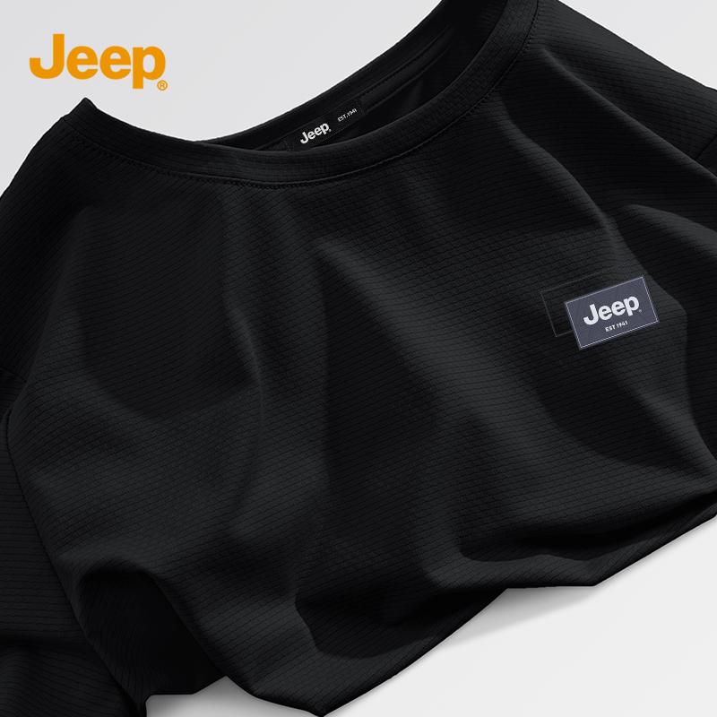JEEP Men's Quick-Dry Mesh Outdoor Sport T-Shirt