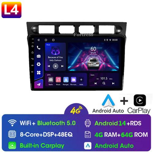 Android 13 For Kia Picanto SA Morning 2004 - 2007 Car Radio Player Stereo Multimedia WIFI BT GPS Navigation Player QLED Screen
