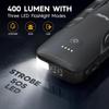 Portable Car Jump Starter 5000A Peak, 12V Battery Booster with QC3.0 & LED Light