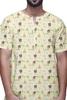 Atasi Tailored Fit Short Kurta Cotton Cambric Printed Keyhole Neck Casual