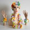 Style Artificial Flowers For Women Gift Headband Wristband Garland Necklace Performance Accessories