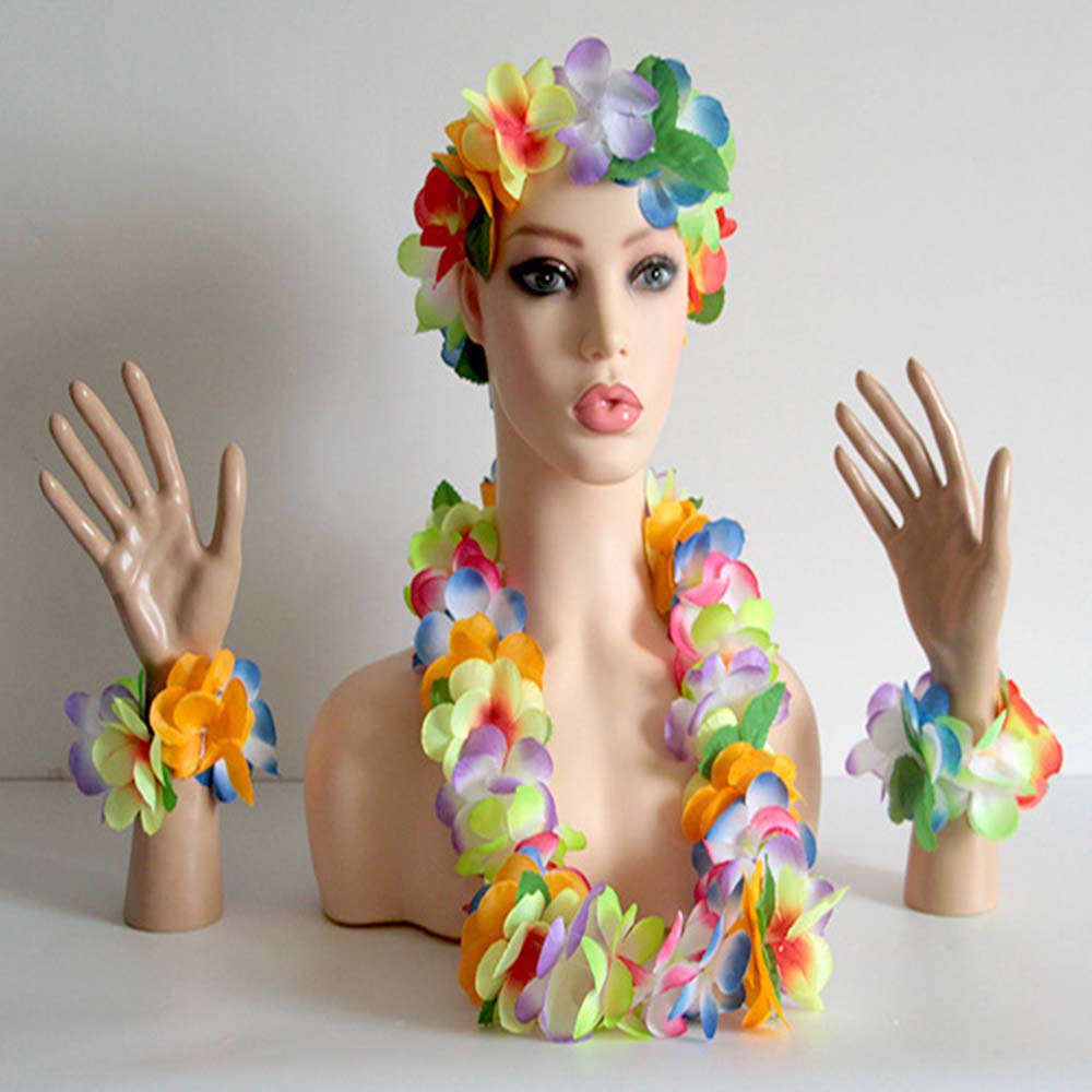 Style Artificial Flowers For Women Gift Headband Wristband Garland Necklace Performance Accessories