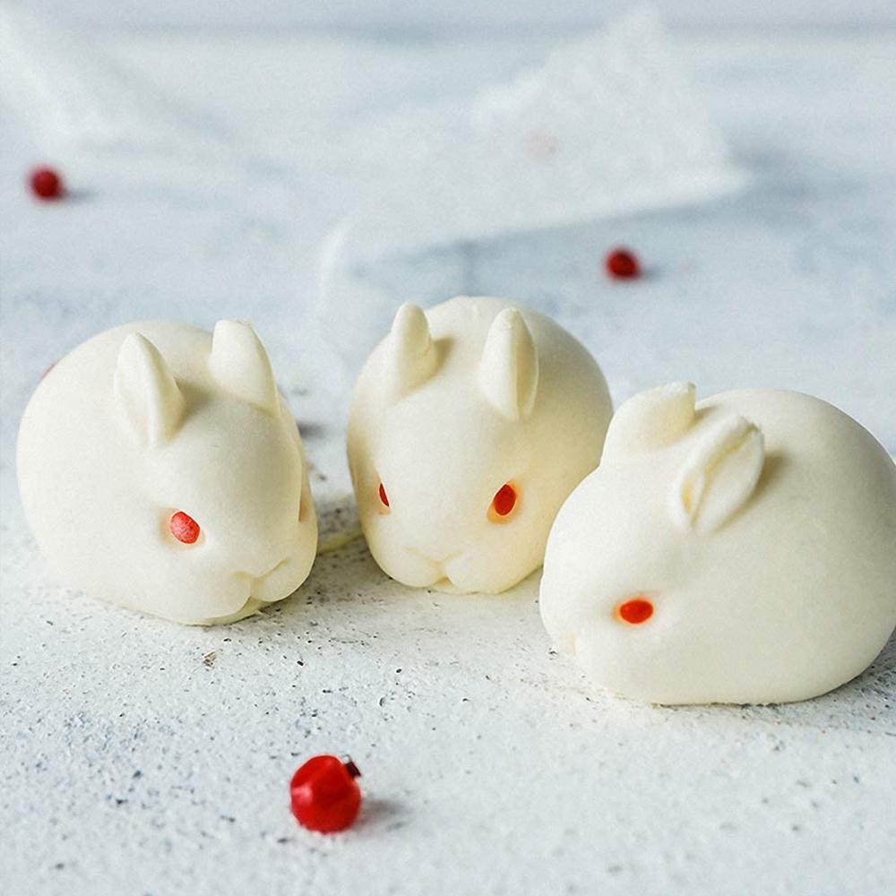3D Easter Bunny Rabbit Silicone Mold Chocolate Fondant Mousse Cake Decorating Dessert Pudding Baking Candle Soap Craft Casting