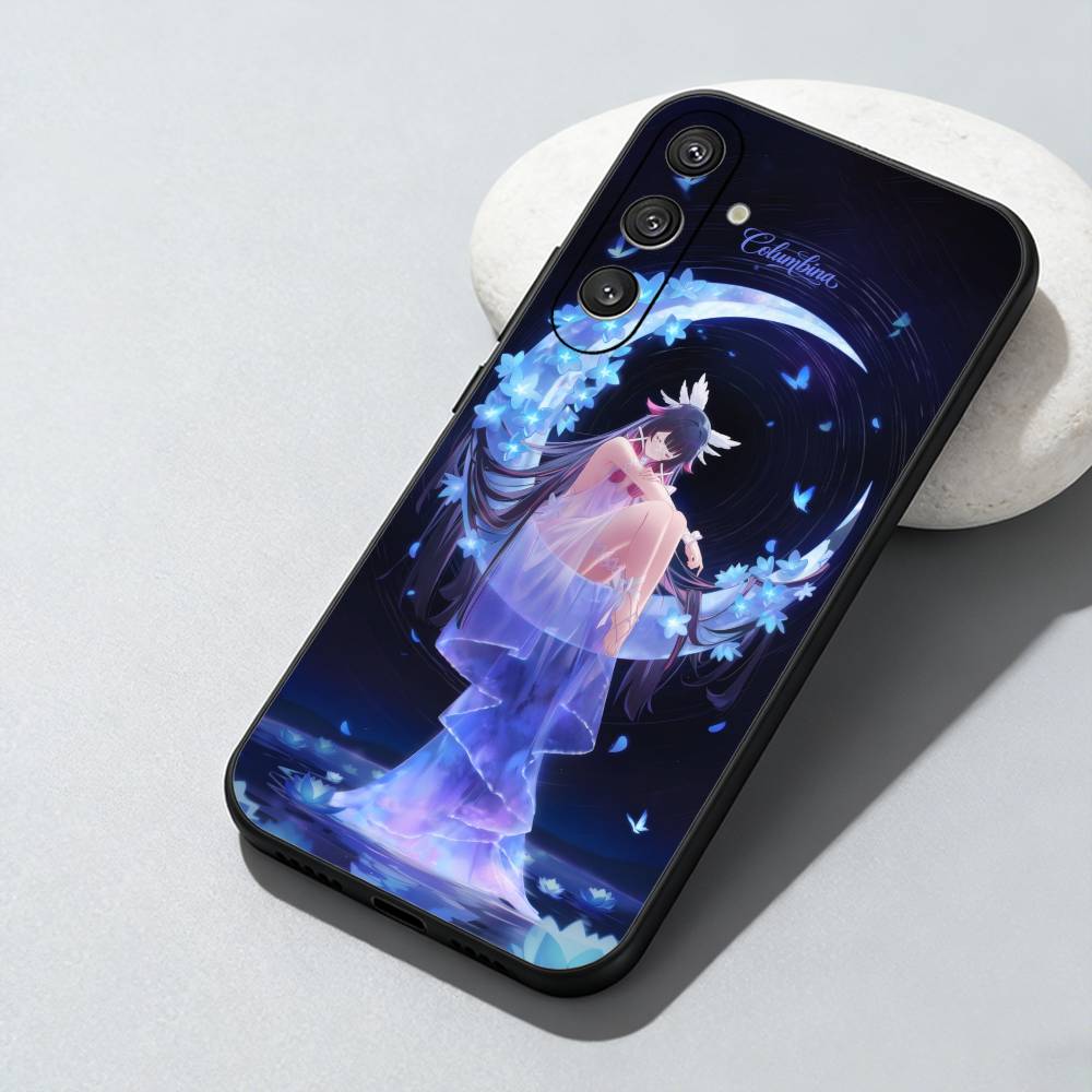 The Maiden C-Columbina-a Phone Case For Samsung Galaxy A73,A72,A71,A70,A52,A51 Others Soft Black Cover