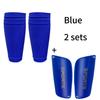 2 Pieces Soccer Set Crew Socks With Shin Guard Football Grip Socks,Leg Sleeve Sport Sock Covers for Adult