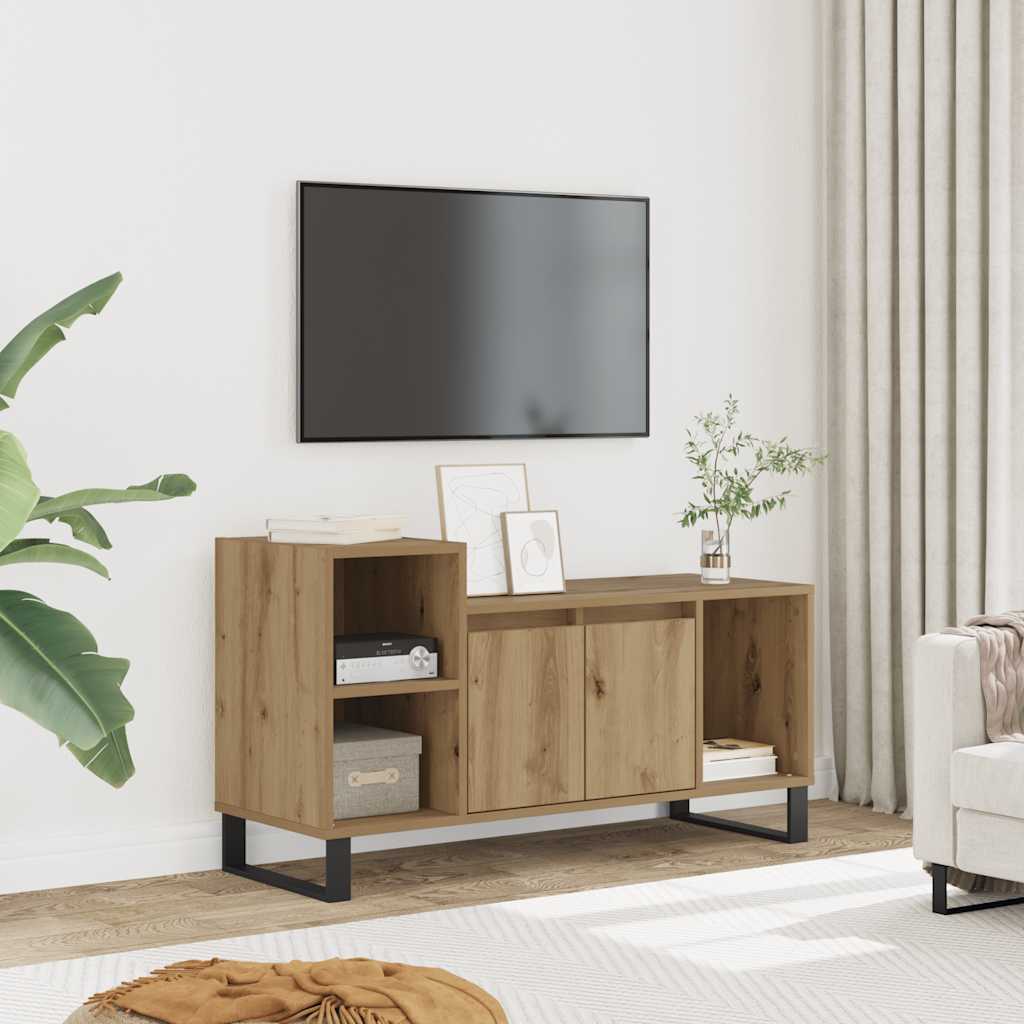TV Cabinet Artisan Oak 100x35x55 cm Particleboard