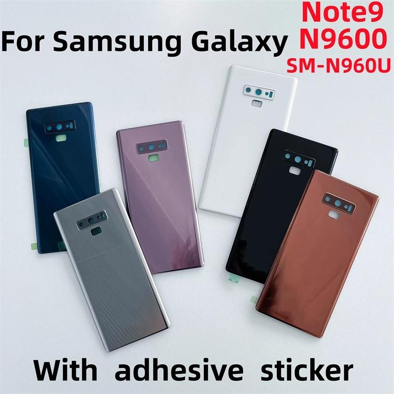 

Back Glass back cover battery cover for Samsung Galaxy Note9 SM-N9600 N960F/DS N960N N960U Repair Parts Door Housing Cover Black for Note9