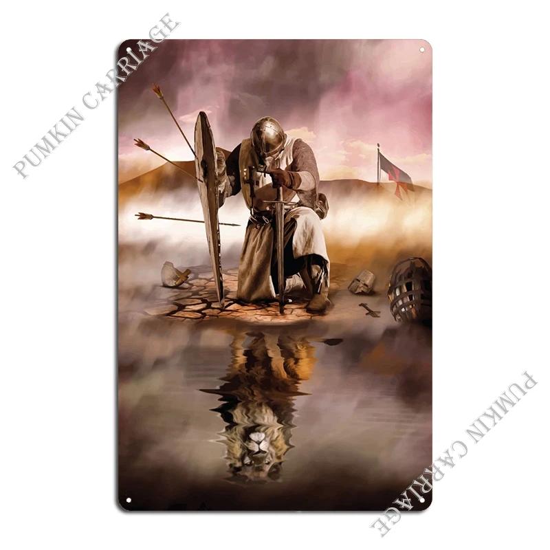 Templar Metal Plaque Bar Cinema Design Designs Garage Decoration Tin Sign Poster