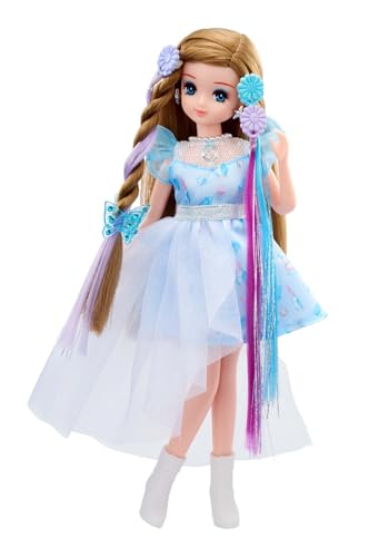 TAKARA TOMY Poupée Licca-chan Extensions Tsubasa-chan Oshi Robe Bleue Jouet d'Habillage Âges 3+