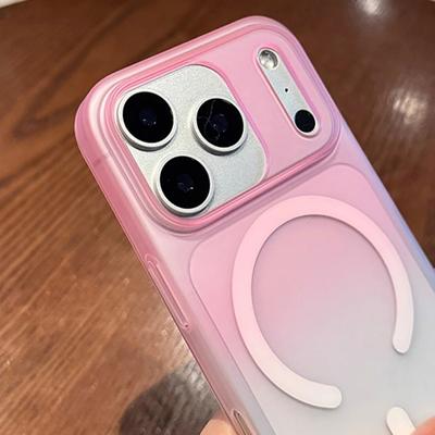 Průhledný matný magnetický kryt na telefon pro iPhone 17 Air 13 12 13 14 15 16 17 Pro Max 16 15 14 Plus Ultra tenký nabíjecí ochranný kryt