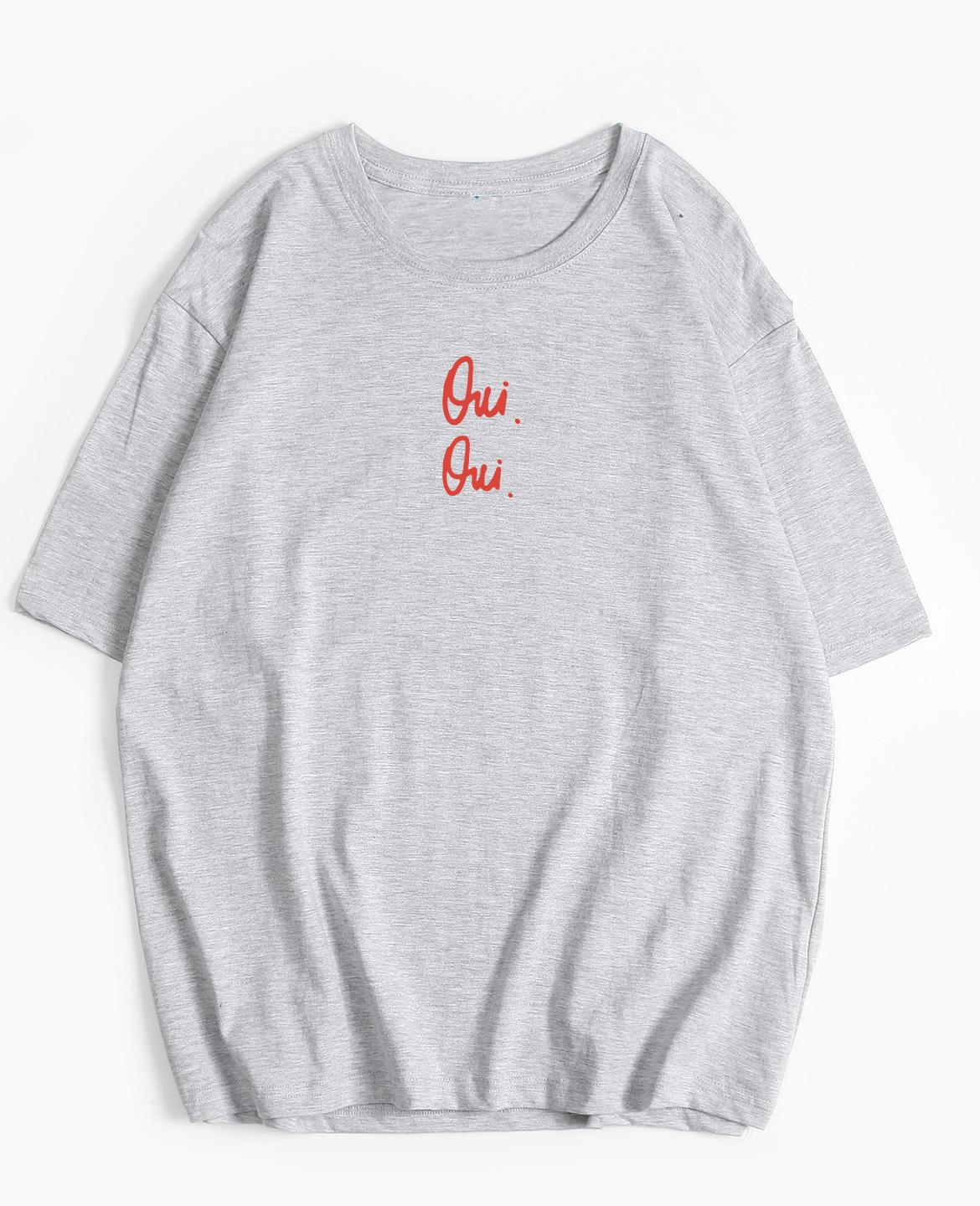 

Hirsionsan винтажная футболка с принтом улыбки и букв, женская летняя хлопковая мягкая футболка с короткими рукавами, женские уличные топы большого размера 3XL светло-серый