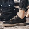 Luxury Brand Mens Shoes Casual Leather Male Comfortable Sneakers Stylish Skate Shoes Men All-match Male Lace-Up Walking Shoes
