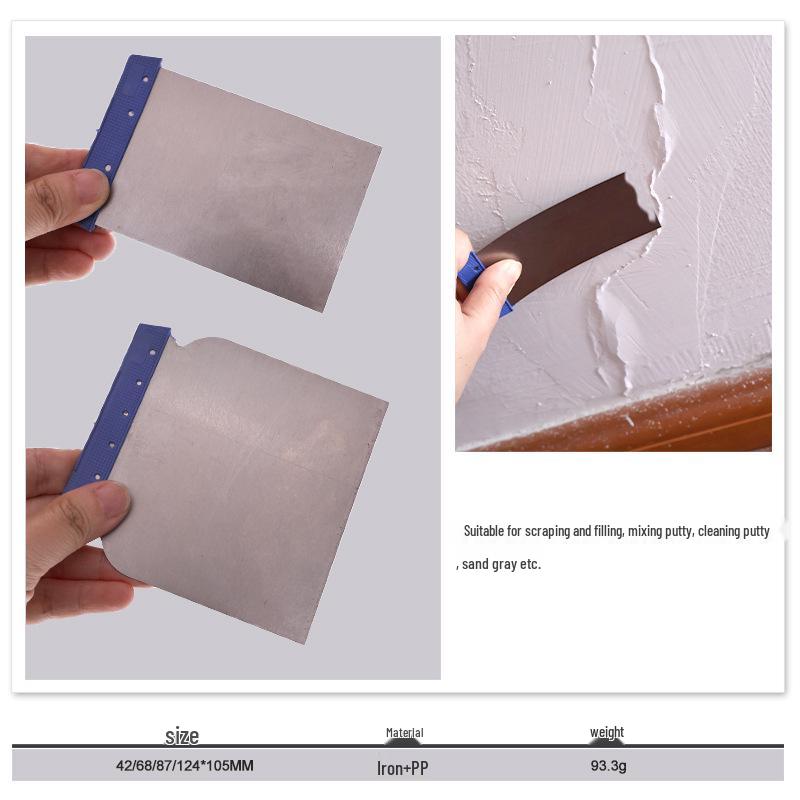 4-Piece Multifunctional Scraper Set: Paint, Putty, Car Film, and Atomized Ash Scrapers.
