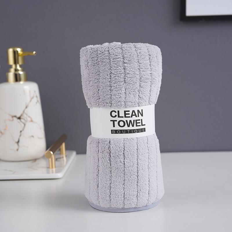 Coral Fleece Face Towel For Home Use Thick Absorbent Soft Adults Gift Collection