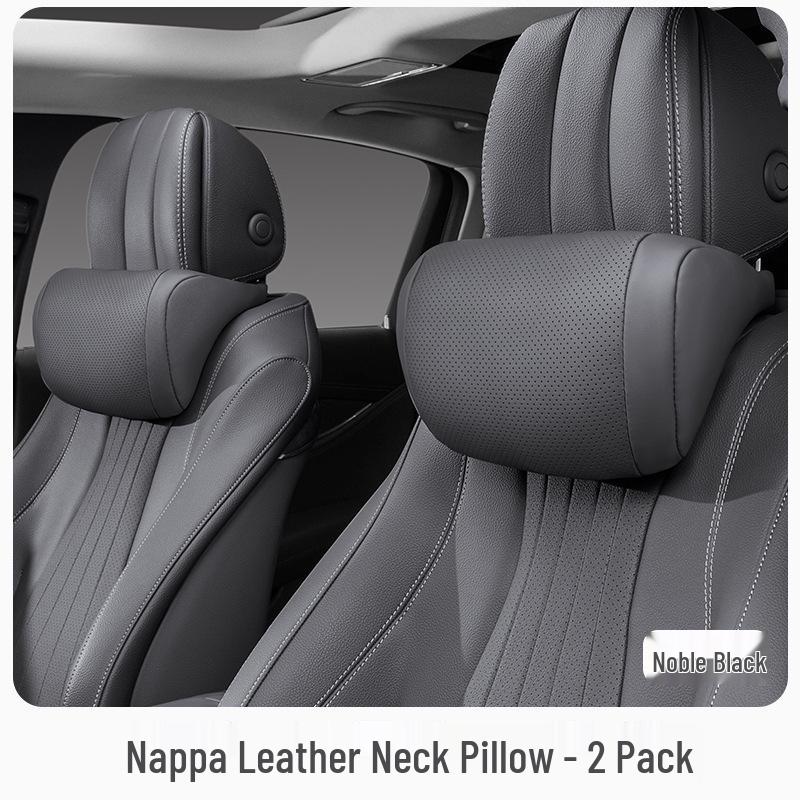 Car Headrest and Lumbar Support Pillow Set