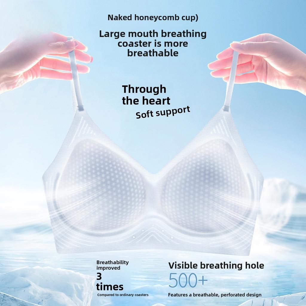 Summer Girls Thin 3D External Expansion Sexy Beauty Back Collection Pair of Milk Air Traceless Underwire Underwear