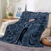 Mysterious Stop Motion Fantasy World Coraline Flannel Printed Blanket Thick Soft Fleece Blanket For Camping Travel Home Decor Holiday Gift