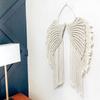 Macrame Wing Tapestry with Tassels Background Wall Decoration Wall Hanging Ornaments  Bedroom