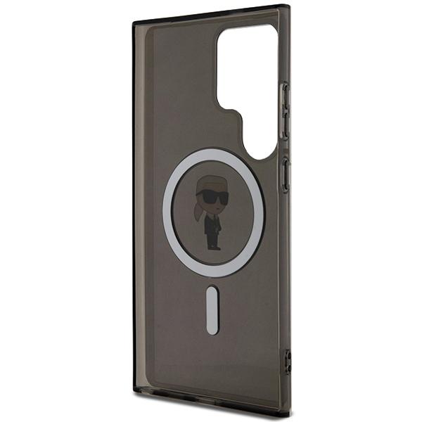 Karl Lagerfeld Klhms24Lhfcknok S24 Ultras928 Czarny/Black Hardcase Iml Ikonik Magsafe