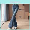 Womens High Waist Embroidered Wide Leg Jeans For Autumn Casual Comfort Fit