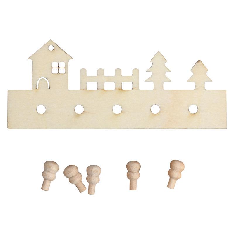 

1:12 Miniature Dollhouse Furniture & Food Ornaments - Creative Hanging Rack Set