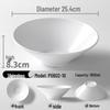 A5 White Melamine Noodle Bowl for Commercial Use – Porcelain-Style Spicy Hot Pot and Wonton Bowl