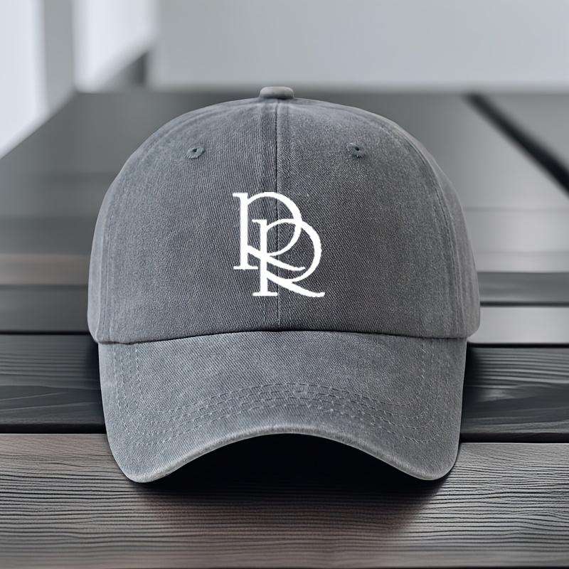 Fashionable Letter R Printed Baseball Cap Vintage Dad Hat Outdoor Casual Sunshade HatAppropriate for Any Season