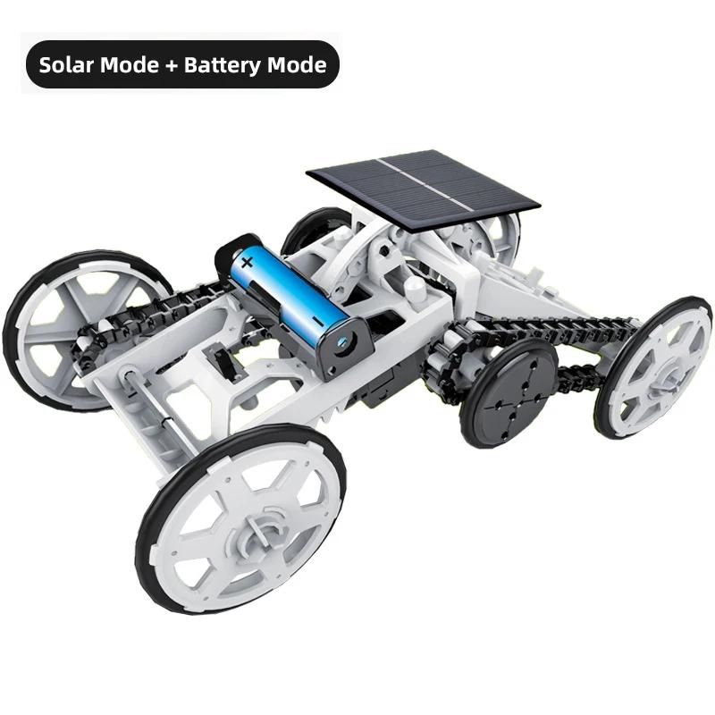 Non-Toxic Solar Toys Solaire Robot Solar Energy Car Diy Educational Science Toys For Children Kids Technological Technology Science Kits