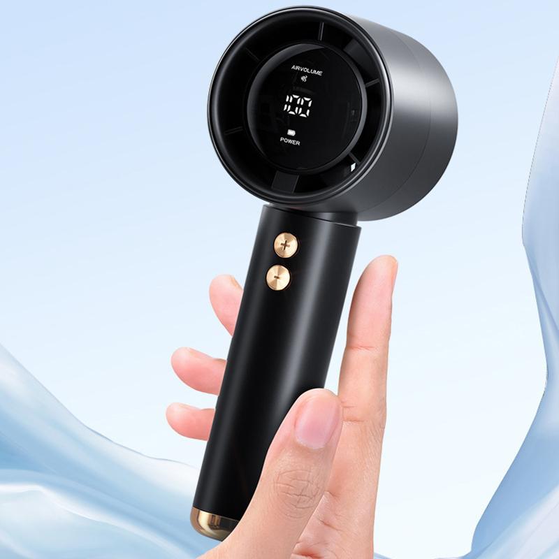 Mini Handheld Fan Usb Fast Charging Portable Air Calculating Fan Mute Personal Highspeed Fan For Travel Outdoor Activities
