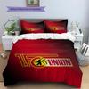 1. FC Union Berlin Muster Bettwäsche Bettdecken-Set Heimdekoration Geschenk (1 Bettbezug + 2 Kissenbezüge (ohne Füllung)).xwn