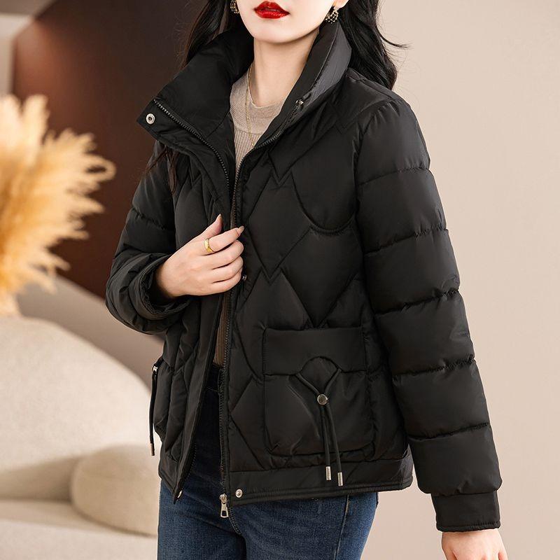 Warm and Comfortable Women's Short Cotton Jacket for Winter Fashion Thickened Coat
