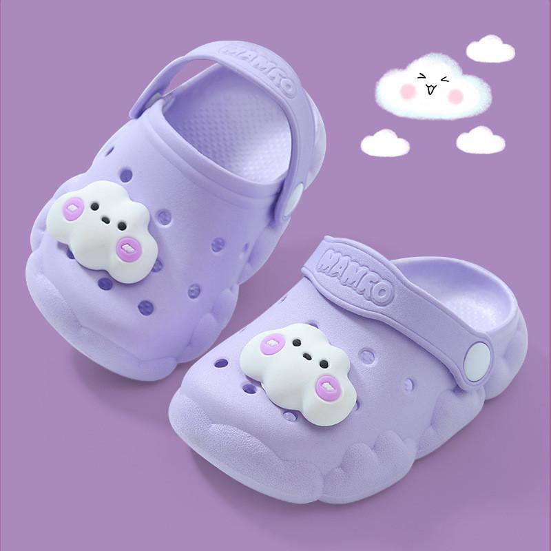 Cartoon Childrens Summer Slipon Sandals With Nonslip Pvc Sole For Boys And Girls