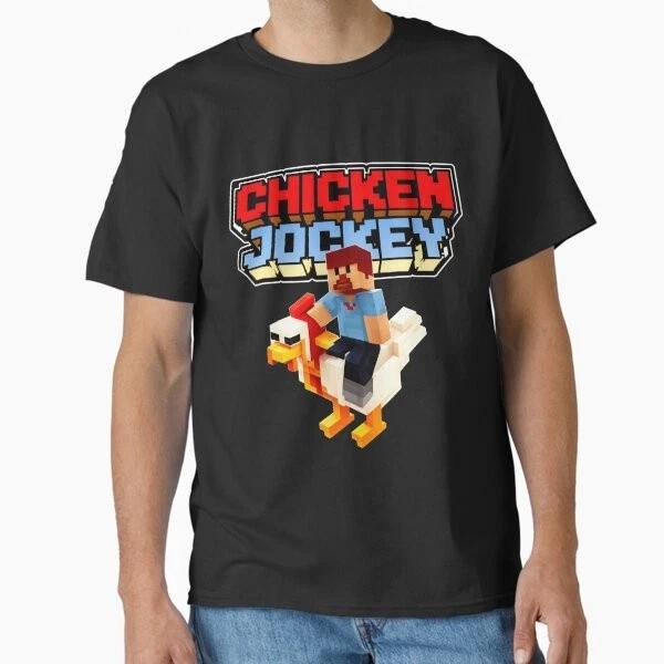 Chicken Jockey Classic Tshirt Made In Usaaus Tshirt S2xl S