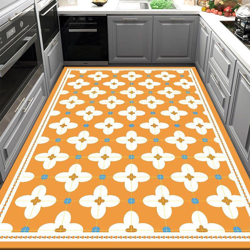 Idyllische Küchenbodenmatte absorbiert Wasser und Öl, bedeckt mit Kieselgur-Bodenmatte, pflegeleicht zu Hause, schmutzabweisender und rutschfester Boden