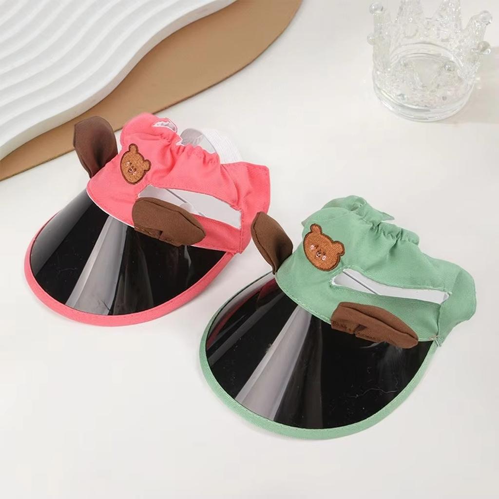 Pet Sun Hat Visor Cap Ear Hole Design for Cats Dogs Rabbits Teddy