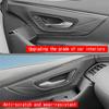 Powerful Car Inner Door Bowl Panel Ide Handle Protector Cover For Toyota Alphard Vellfire 40 Series + Carbon Fiber