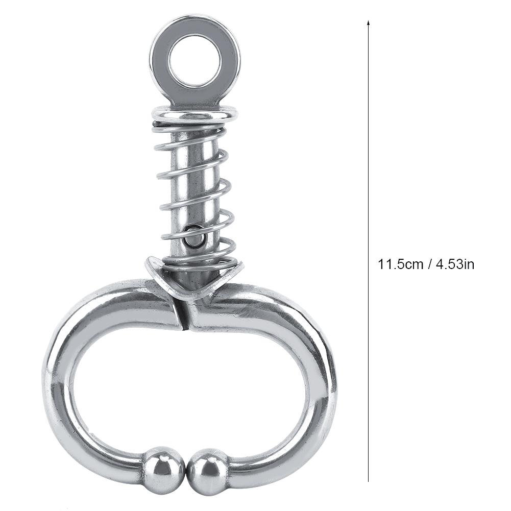 Stainless Steel Bull Cow Cattle Nose Ring Husbandry Accessory(Spring Nose Pliers)
