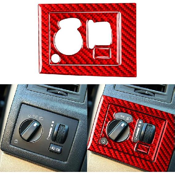 Real Premium Soft Carbon Fiber Interior Accessories Sticker Compatible with Chrysler 300 300C 2005 2006 2007 Car co 2006 Pilot Side Glove Box Storage