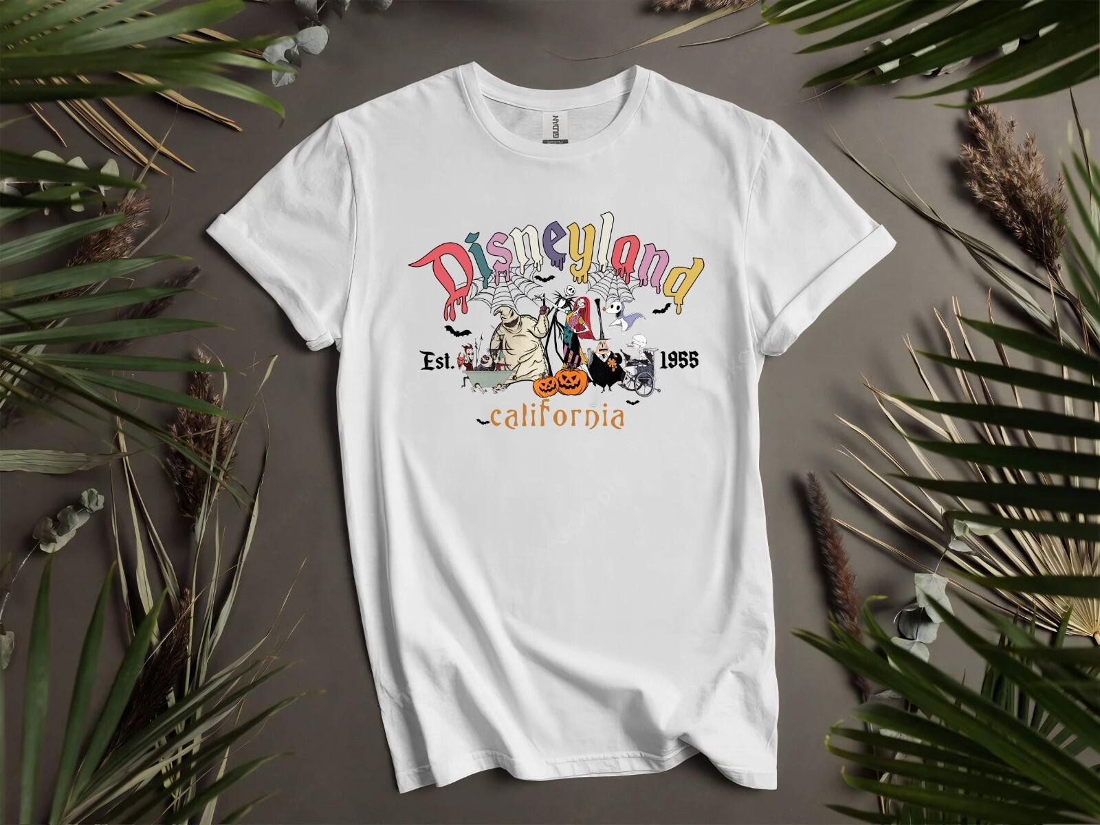 Disneyland Halloween California T-Shirt Mens Womens Tees Top T Shirt Mens Womens Tees Top Men Women Unisex Tshirt K917 3XL