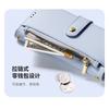 DUX Genuine Leather Magnetic Wallet Case IPhone 18 Pro 2-in-1 Protective Cover