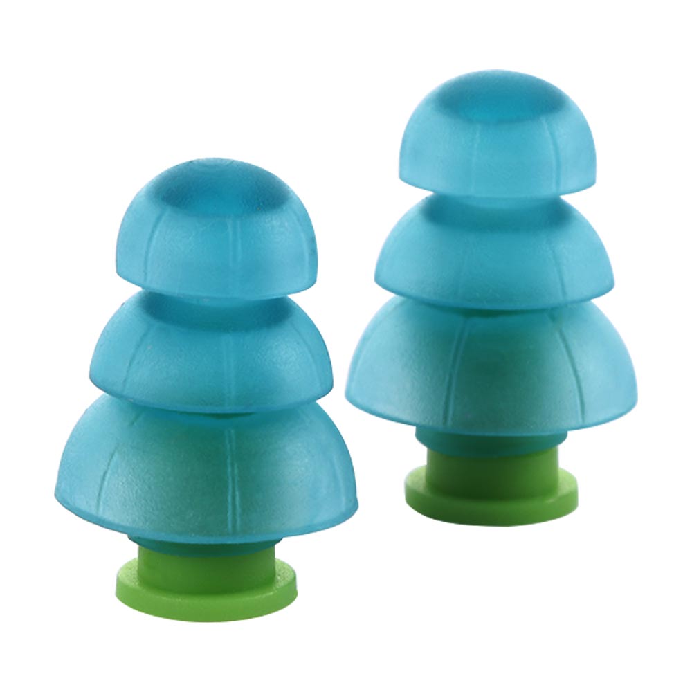 1 Pair Noise Cancelling Hearing Protection Earplugs For Concerts Sleeping Reusable Noise Reduction Silicone Ear Plugs