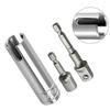 3Pcs Scissor-type Slotted Trailer Drill Bit Adapter For RVs For Pop-up Campers Automotive T-slot Drill Shank Drill Bit Aluminum
